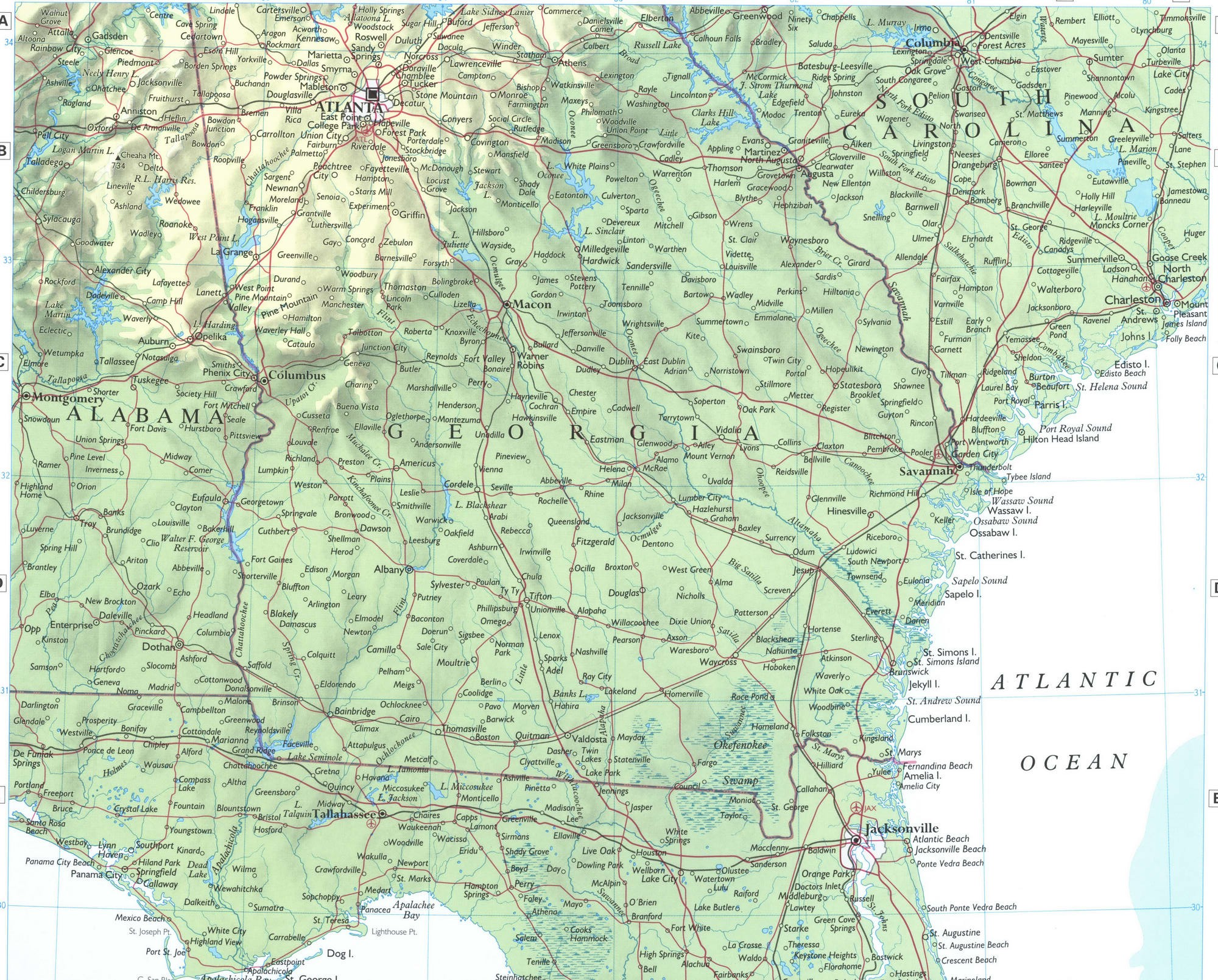 Флорида карта