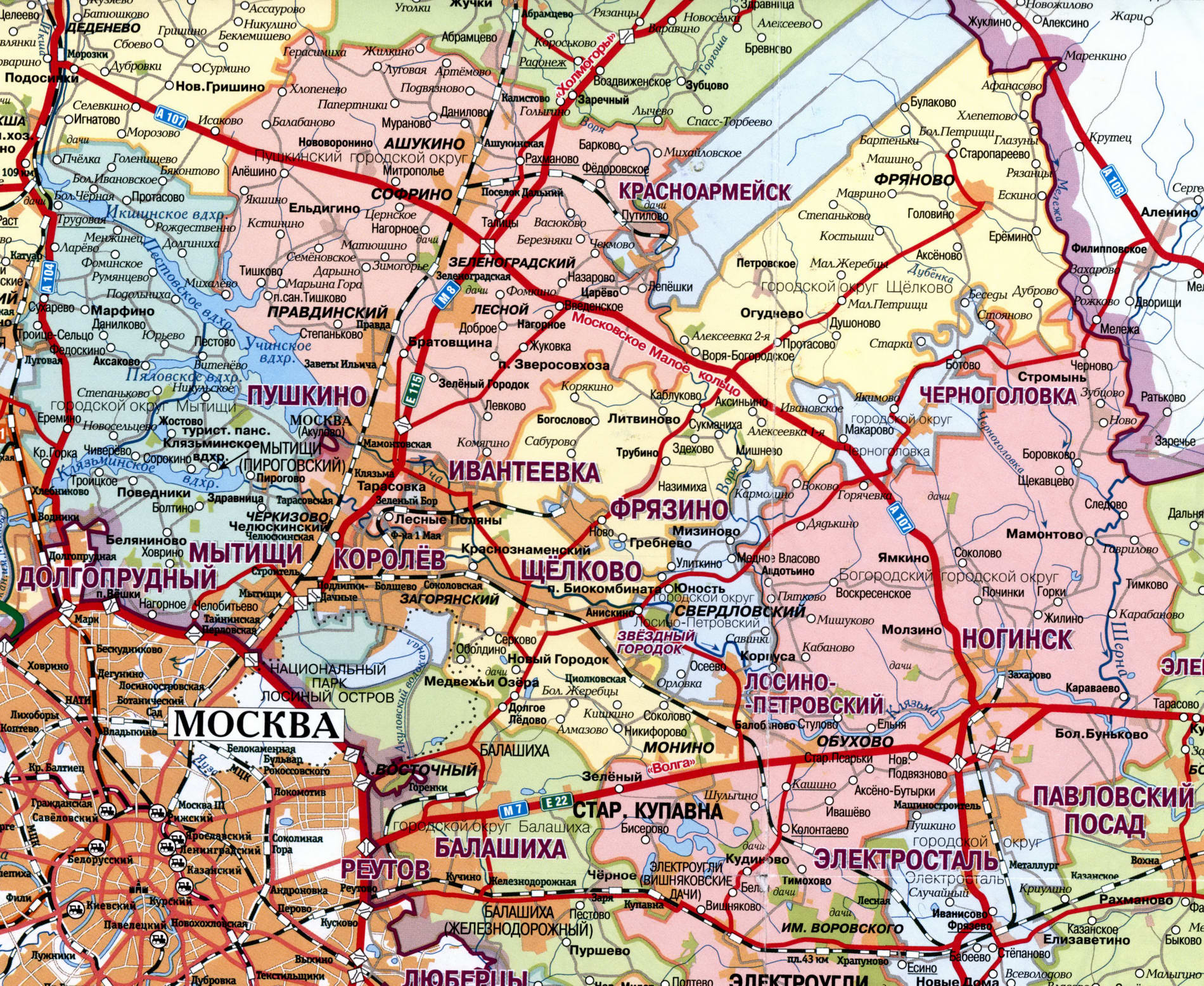 округ Пушкинский Московской области